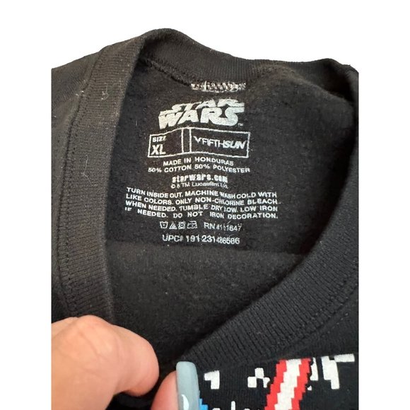 Star Wars Pullover Crew Neck Size XL - Picture 3 of 5